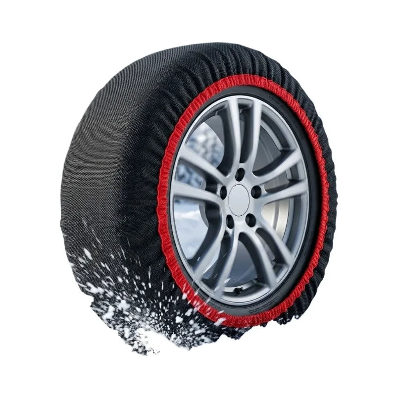 Chaussettes à Neige Textile Rouges Voiture SUV Vente à l'Unité