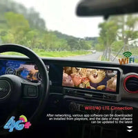 Autoradio Double Écran 24,6 Pouces Jeep Wrangler JL 2018-2022 Android CarPlay Sans Fil GPS 4G