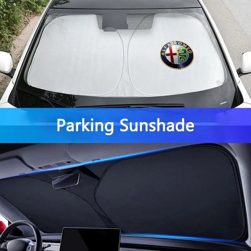 Pare-Soleil Pliable Alfa Romeo Giulia Stelvio Giulietta 147 156 159 Mito Tonale Anti-UV Pare-Brise