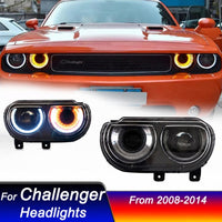 Phares LED Dodge Challenger 2008-2014 Kit Complet Feux de Jour Dynamiques Clignotants