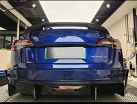 Kit Carrosserie Carbone Style Robot Tesla Model 3 : Spoiler de Pare-Chocs Arrière et Diffuseur