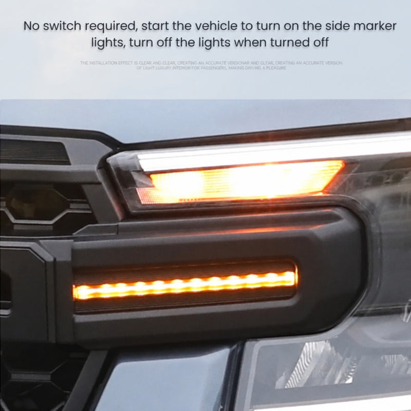 Calandre Avant Style Raptor Ford Ranger T9 2022-2024 Noir Mat avec ou sans LED