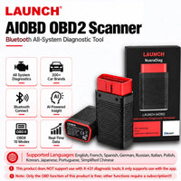 Lecteur OBD2 Bluetooth Launch AIOBD Diagnostic Auto Android iOS