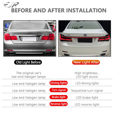 Feux Arrière LED BMW Série 7 F01 F02 2009-2015