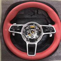 Lederlenkrad für Porsche 911 GT3 Carrera Turbo 718 Macan Cayenne Panamera 970 971 991 95B 958 982 981 9YA 997 987