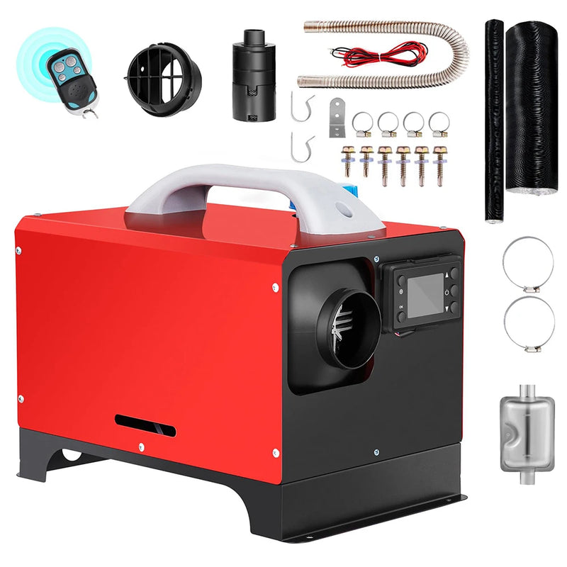 Chauffage Voiture Diesel Stationnaire 5 kW 12V Degreat avec Télécommande