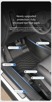 Tapis de Sol TPE Volvo XC60 2009-2026 T8 PHEV Conduite à Gauche Simple ou Double Couche Protection des Seuils