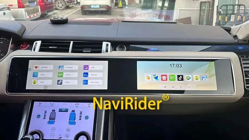 Autoradio Android Double Écran 12,3 ou 15,5 Pouces Range Rover Sport L494 2013-2017 CarPlay GPS
