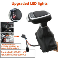 Pommeau de Vitesse LED Audi A6 A4 A5 Q5 Q7 — détail de finition