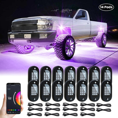 Éclairage d'Ambiance LED RGB Sous Caisse 4x4 SUV