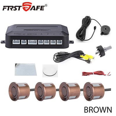 Radar de Recul Vidéo AHD 4 Capteurs FirstSafe KZ-033