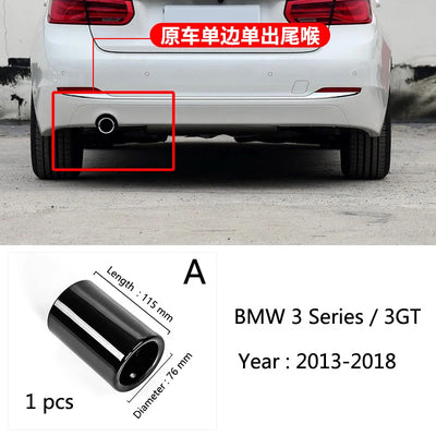 Embout d'Échappement BMW F20 F30 F32 X1 Acier Inoxydable