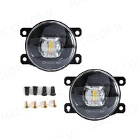Antibrouillards LED Ronds Universels Étanches 12V la Paire
