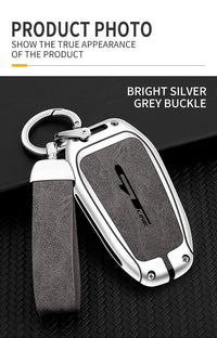Coque de Clé Peugeot GT Line 3 Touches Alliage de Zinc Suédine
