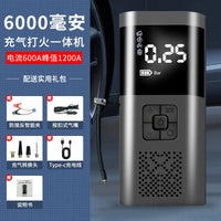Booster de Batterie Voiture 600A Compact avec Compresseur 6000 mAh