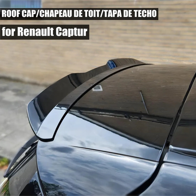 Becquet Casquette de Toit Renault Captur J87 2013-2019 Noir Brillant