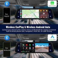 Dashcam 10 Pouces 4K CarPlay Android Auto OLESED
