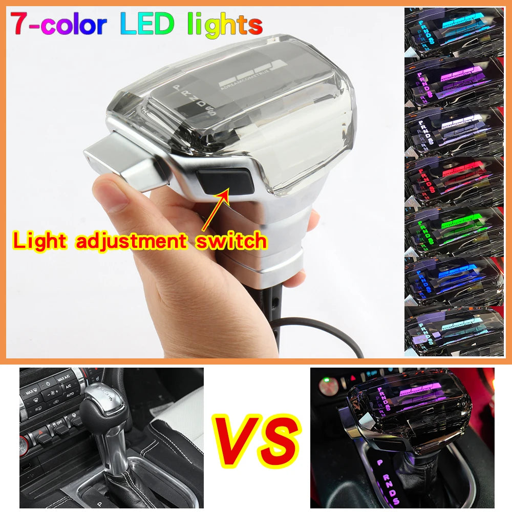 Pommeau Vitesse Cristal LED Ford Mustang 2015-2024