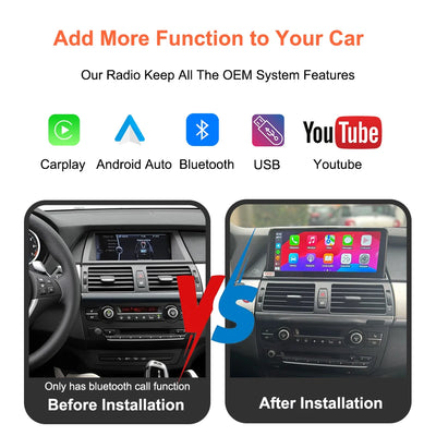 Autoradio Android BMW X5 E70 X6 E71 CarPlay
