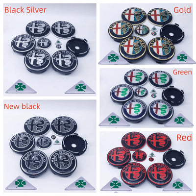 Cache-Moyeux Alfa Romeo Giulietta Mito Giulia Kit 11 Pièces