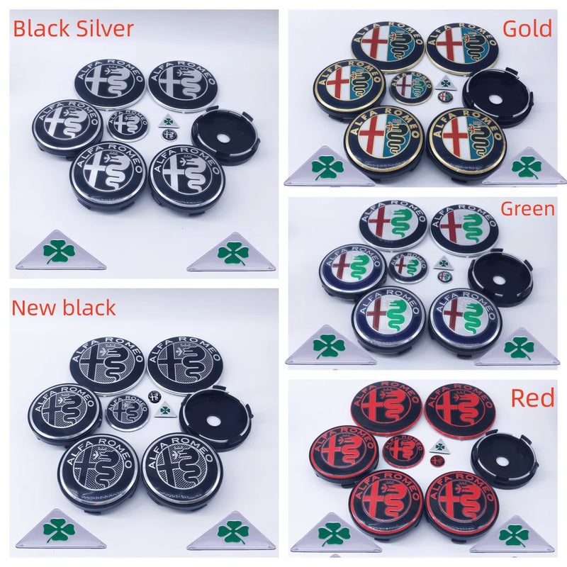 Cache-Moyeux Alfa Romeo Giulietta Mito Giulia Kit 11 Pièces — détail du support