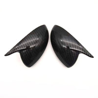 Coques de Rétroviseur Dacia Sandero III, Stepway et Jogger depuis 2021, Style Bec Aspect Carbone ou Noir Brillant