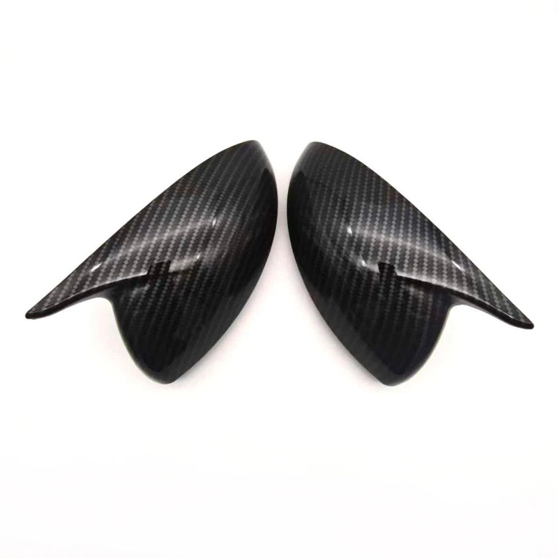 Coques de Rétroviseur Dacia Sandero III, Stepway et Jogger depuis 2021, Style Bec Aspect Carbone ou Noir Brillant
