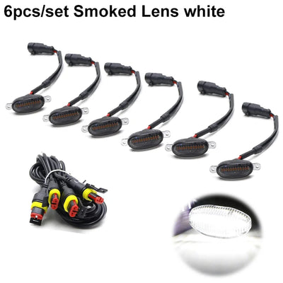 Feux de Gabarit LED Fumés Ambre ou Blanc