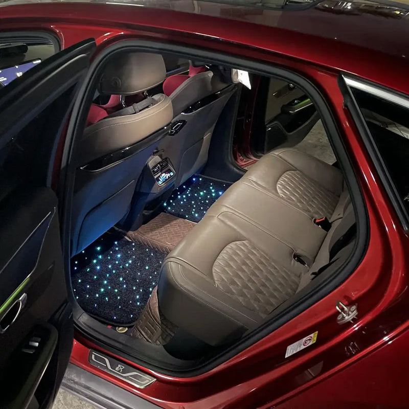 Tapis de Sol LED Fibre Optique à Effet Lumineux