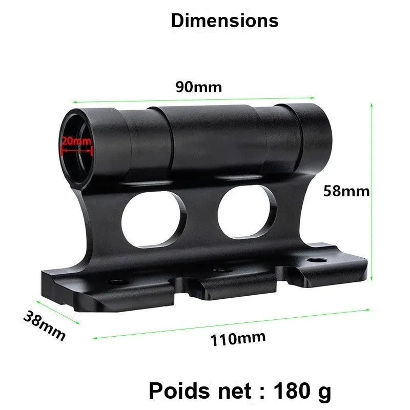 Porte-Vélos de Toit Bloc de Fourche Aluminium Noir
