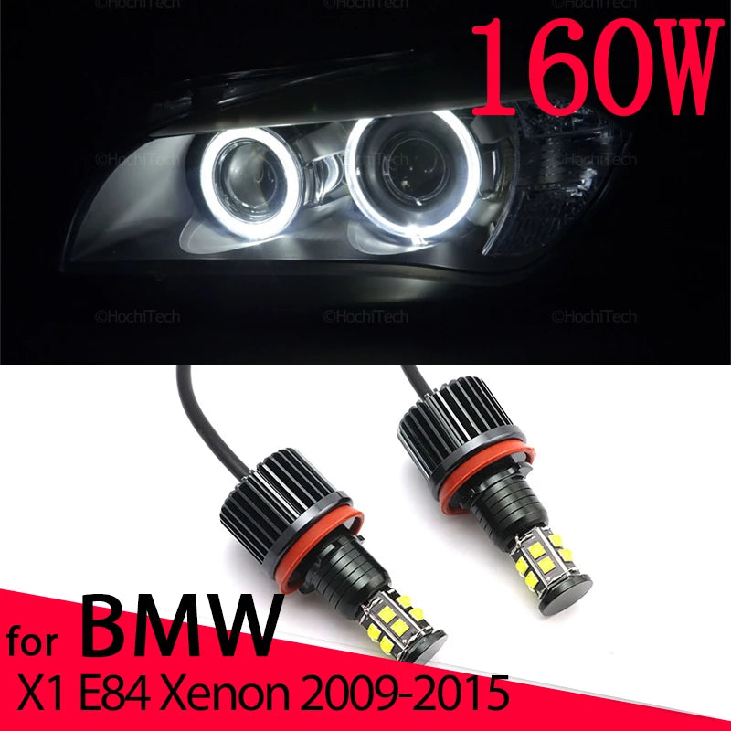 Ampoules LED Angel Eyes Blanc BMW X1 E84 2009-2015