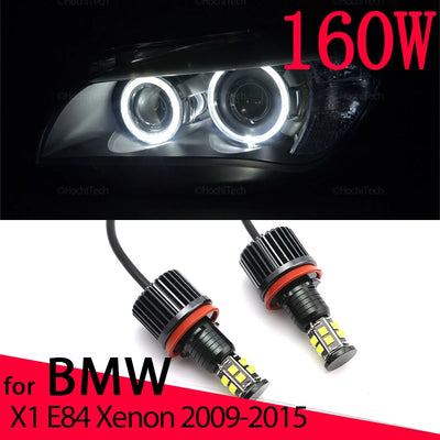 Ampoules LED Angel Eyes Blanc BMW X1 E84 2009-2015