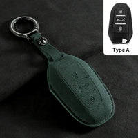 Coque de Clé Peugeot Citroën Suédine Clé Repliable ou Fixe 3 Touches