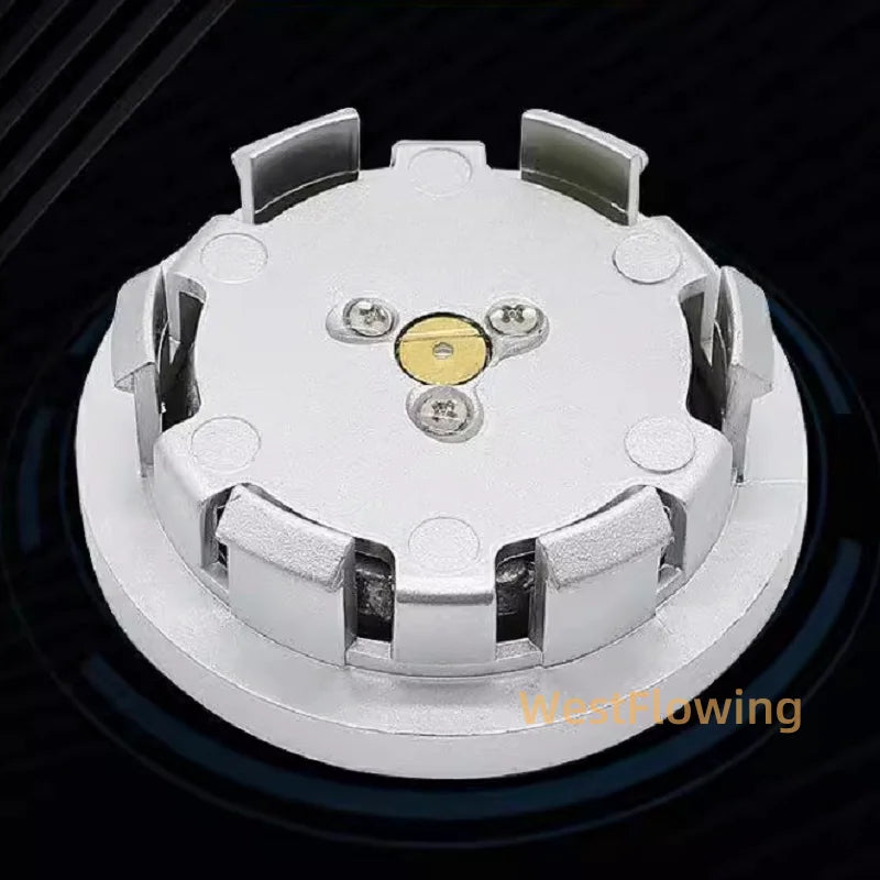 Cache-Moyeux Lumineux Flottants Maglev, Set de 4, Land Rover, BMW, Audi, Honda, Mercedes, Toyota, Mazda