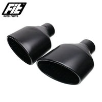 Embouts d'Échappement Ovale Inox 304 Audi A4 A5 A6 Entrée 63 mm