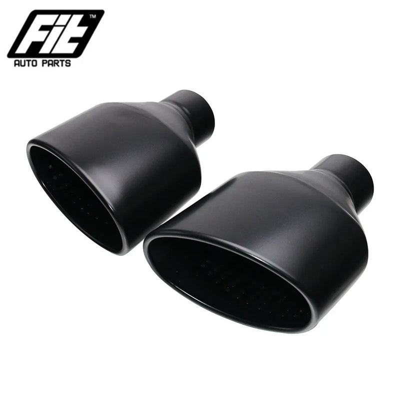 Embouts d'Échappement Ovale Inox 304 Audi A4 A5 A6 Entrée 63 mm