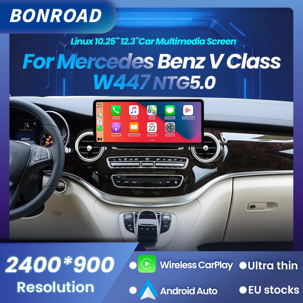 Autoradio Mercedes Classe V W447 CarPlay Android Auto