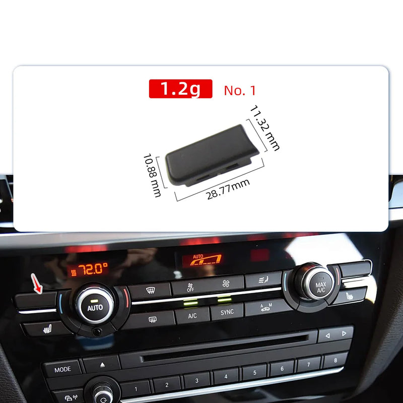 Bouton de Climatisation BMW X3 F25 X4 F26 2011-2017 — vue de profil
