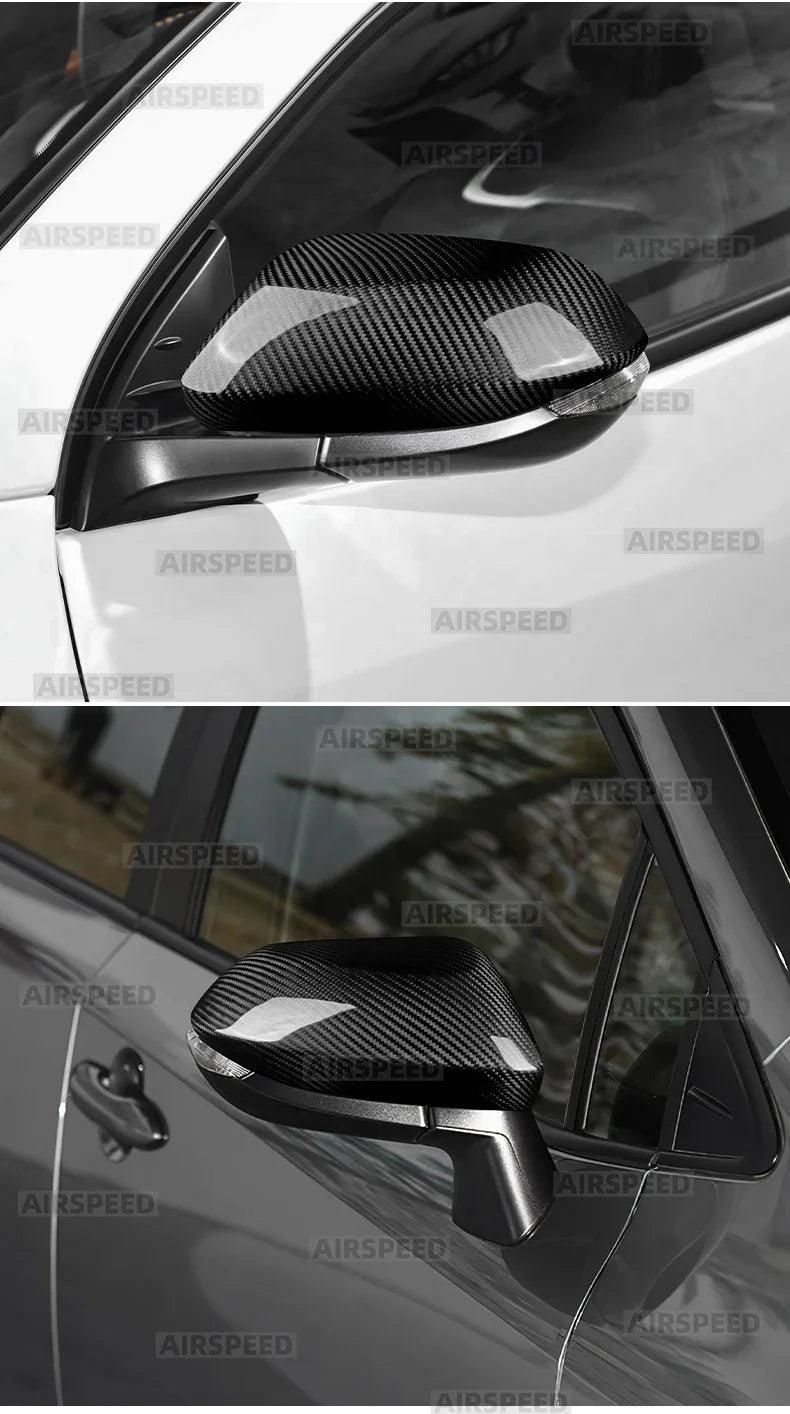 Coques de Rétroviseur en Carbone Véritable Toyota Corolla GR Corolla 2020-2025 Yaris GR Yaris 2021-2025