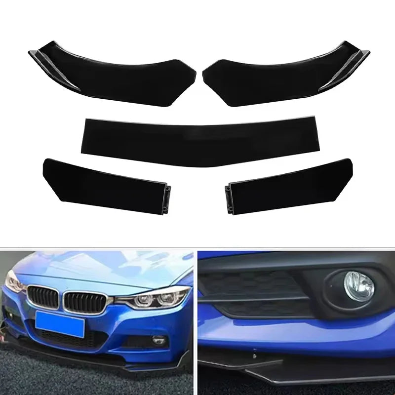 Spoiler Avant Range Rover Evoque L538 L551 2011-2026 Lèvre en 5 Pièces Protection Anti-Rayures Noir ou Carbone