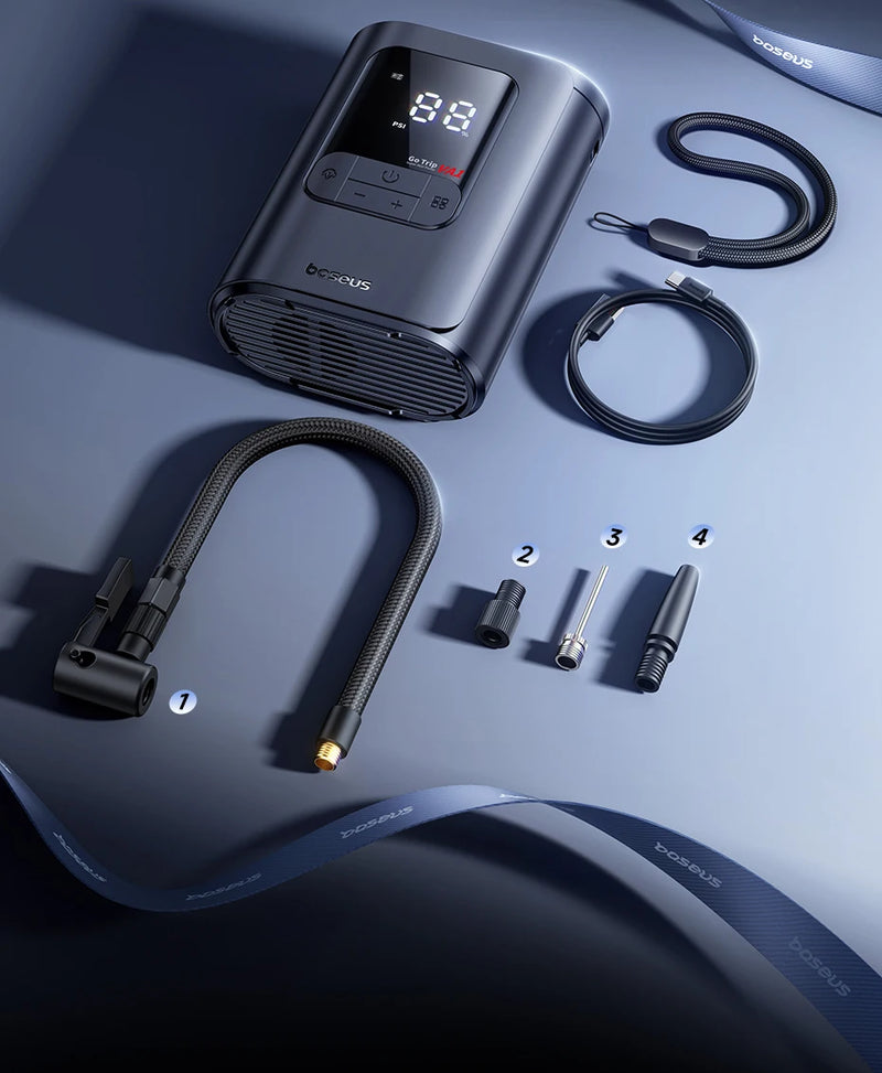 Gonfleur de Pneu Baseus GoTrip VA1 Pro et Max 7500 mAh