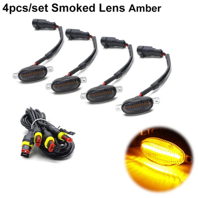 Feux de Gabarit LED Fumés Ambre ou Blanc