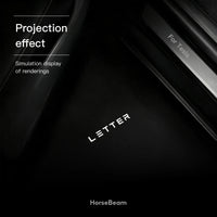 Projecteur Porte Tesla Model 3 2023-2027, Model Y 2025-2027, Lumière de Bienvenue 4K, 2 ou 4 Pièces