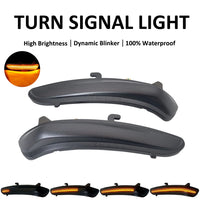 Clignotants LED de Miroir Latéral Dynamiques Séquentiels Peugeot 208 2008 Citroën C3 C4 Lot de 2