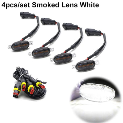 Feux de Gabarit LED Fumés Ambre ou Blanc