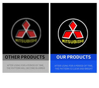 Projecteur de Porte Mitsubishi sans Fil Logo LED pour Pajero Outlander XL Montero Lancer Triton L200