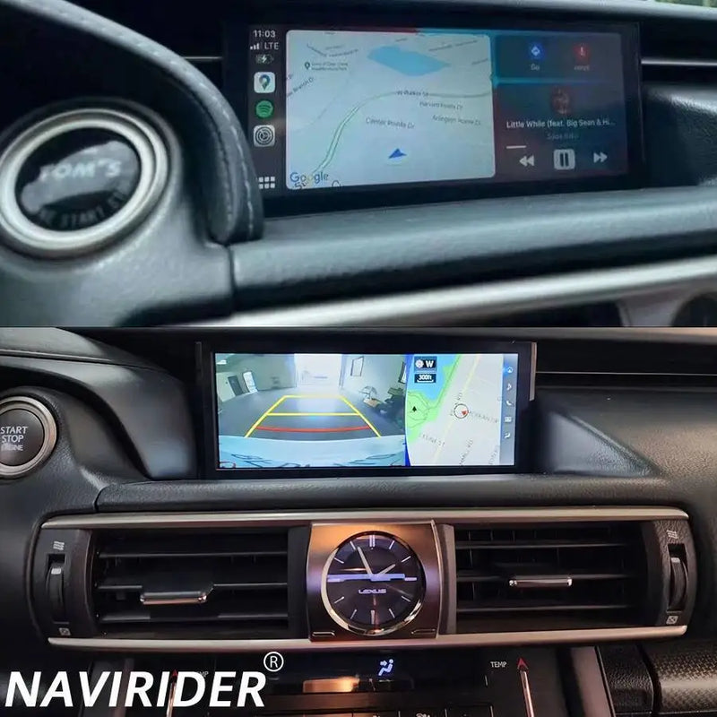 Autoradio Android 14 Écran 10,25 Pouces Lexus IS RC 200 250 200t 300h 2013-2020 CarPlay DSP
