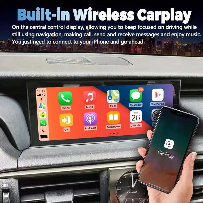 Autoradio Android 14 Lexus IS RC 200 250 300 350 200t 300h 2013-2019 Écran 10,25 Pouces CarPlay