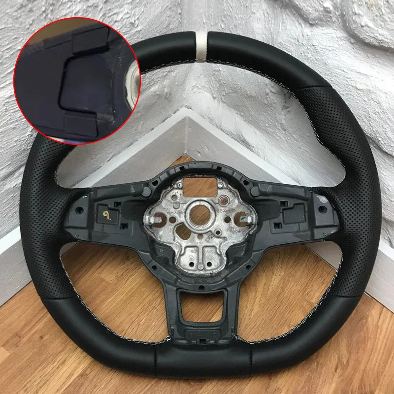 Volant Cuir Véritable Volkswagen Golf 7 et 7.5 GTI R MK7