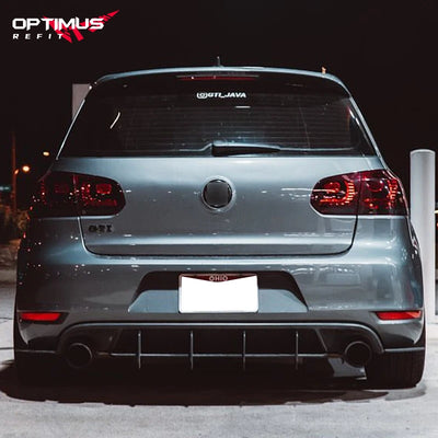 Diffuseur Arrière 3-4 Pièces VW Golf MK6 GTI